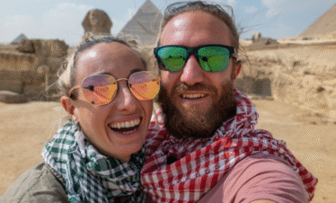 Giza pyramids and the Grand Egyptian Museum