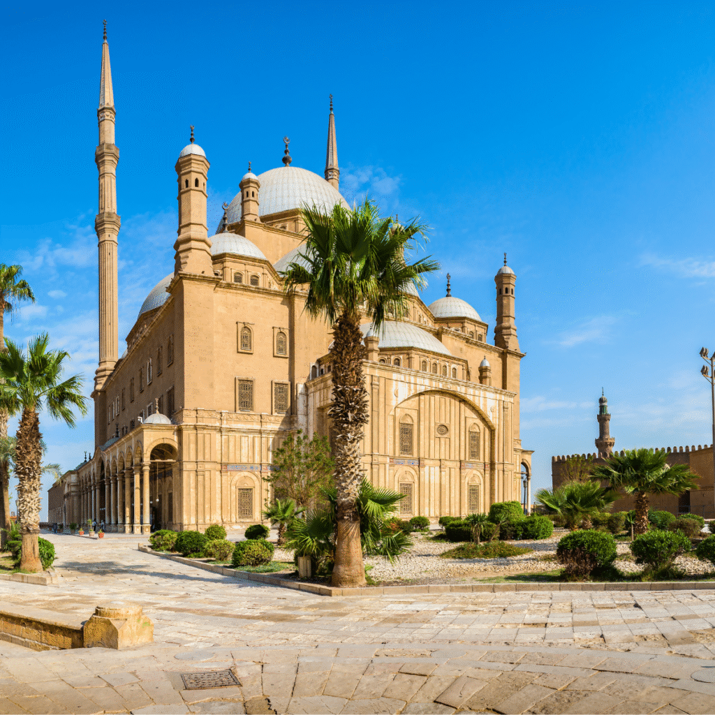 Mohamed Ali Mosque panoramic view on Cairo Short Break